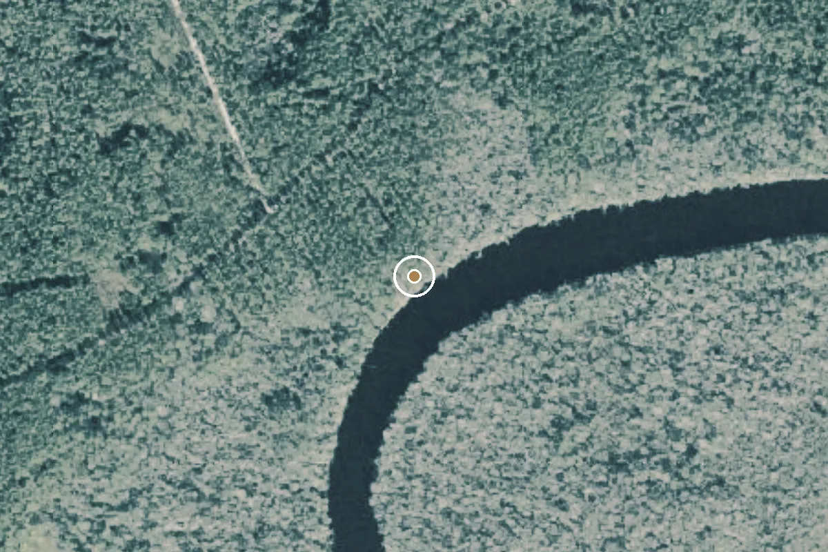 Aerial view of Tate's Hell State Forest - Loop Road Camp Boat Launch