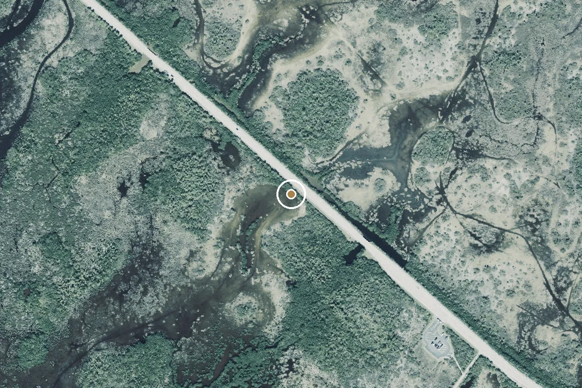 Aerial view of Ten Thousand Islands N.W.R - Waterfowl Hunting Trail #1