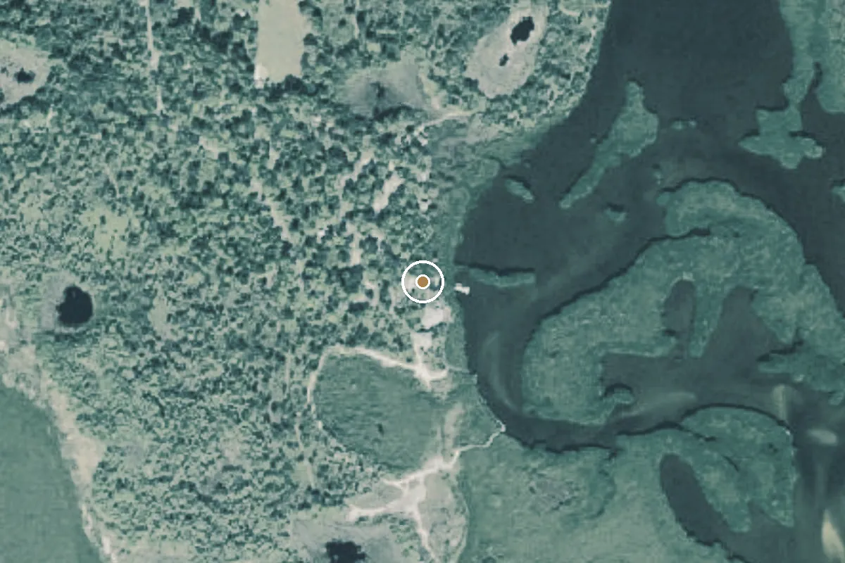Aerial view of Upper Tampa Bay Park - Visitor Center Kayak/Canoe Launch Dock