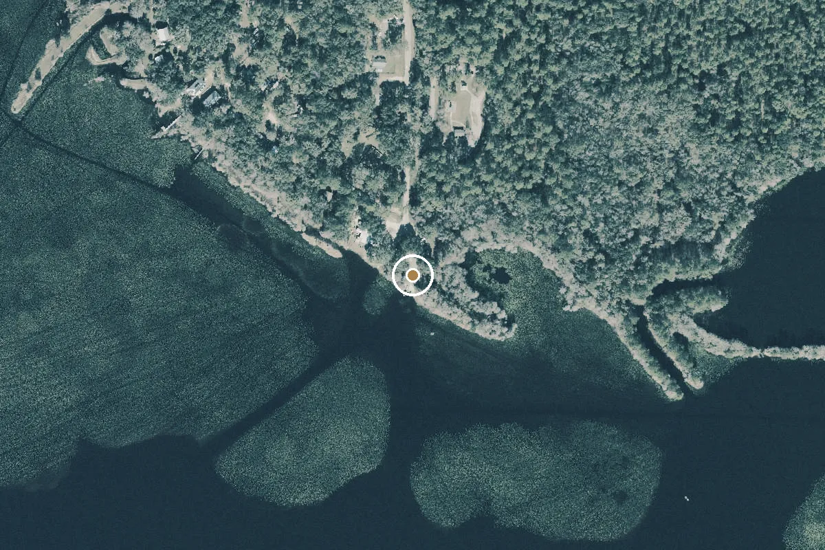 Aerial view of Van Brunt Landing