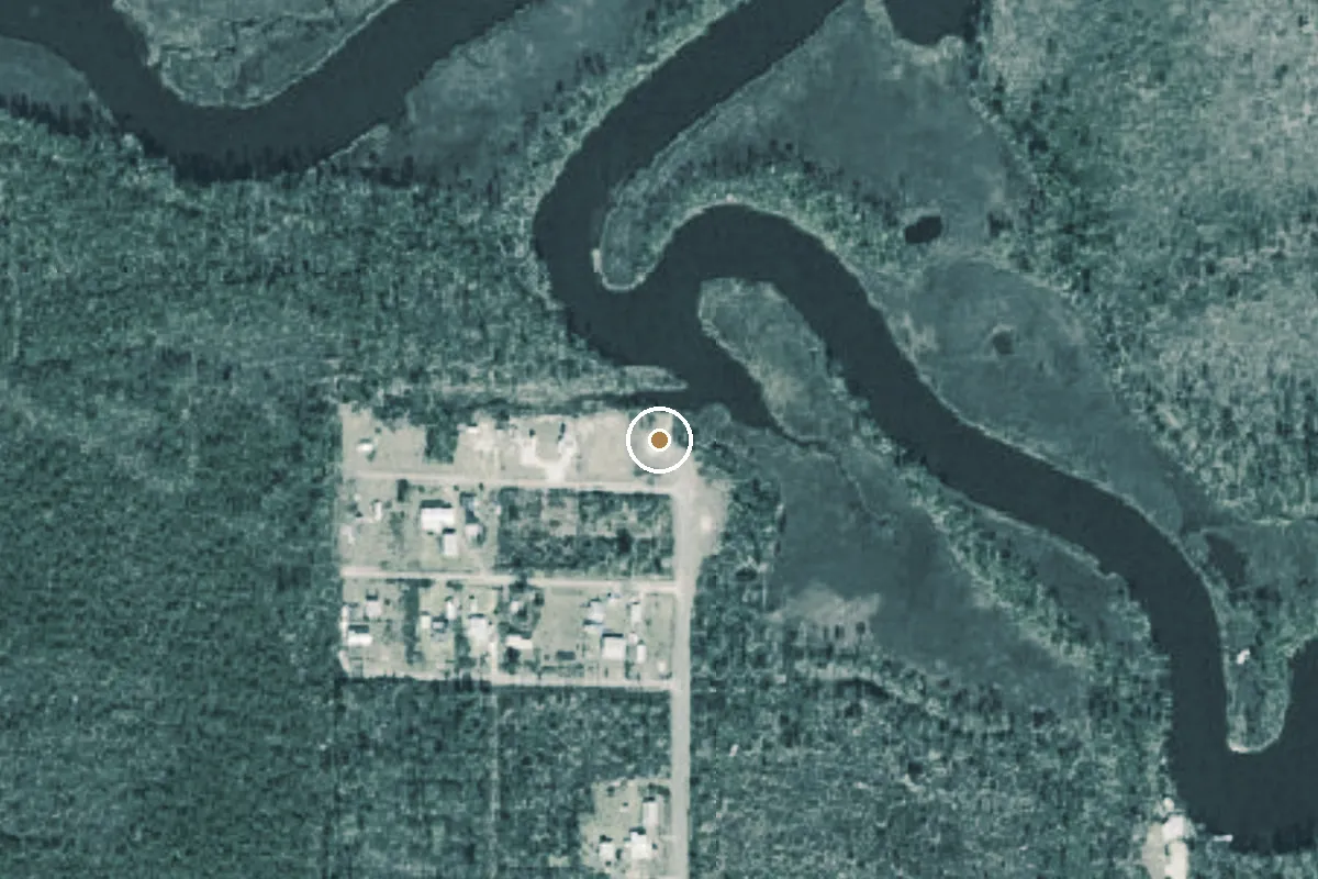 Aerial view of Whitfield Landing Pay Ramp