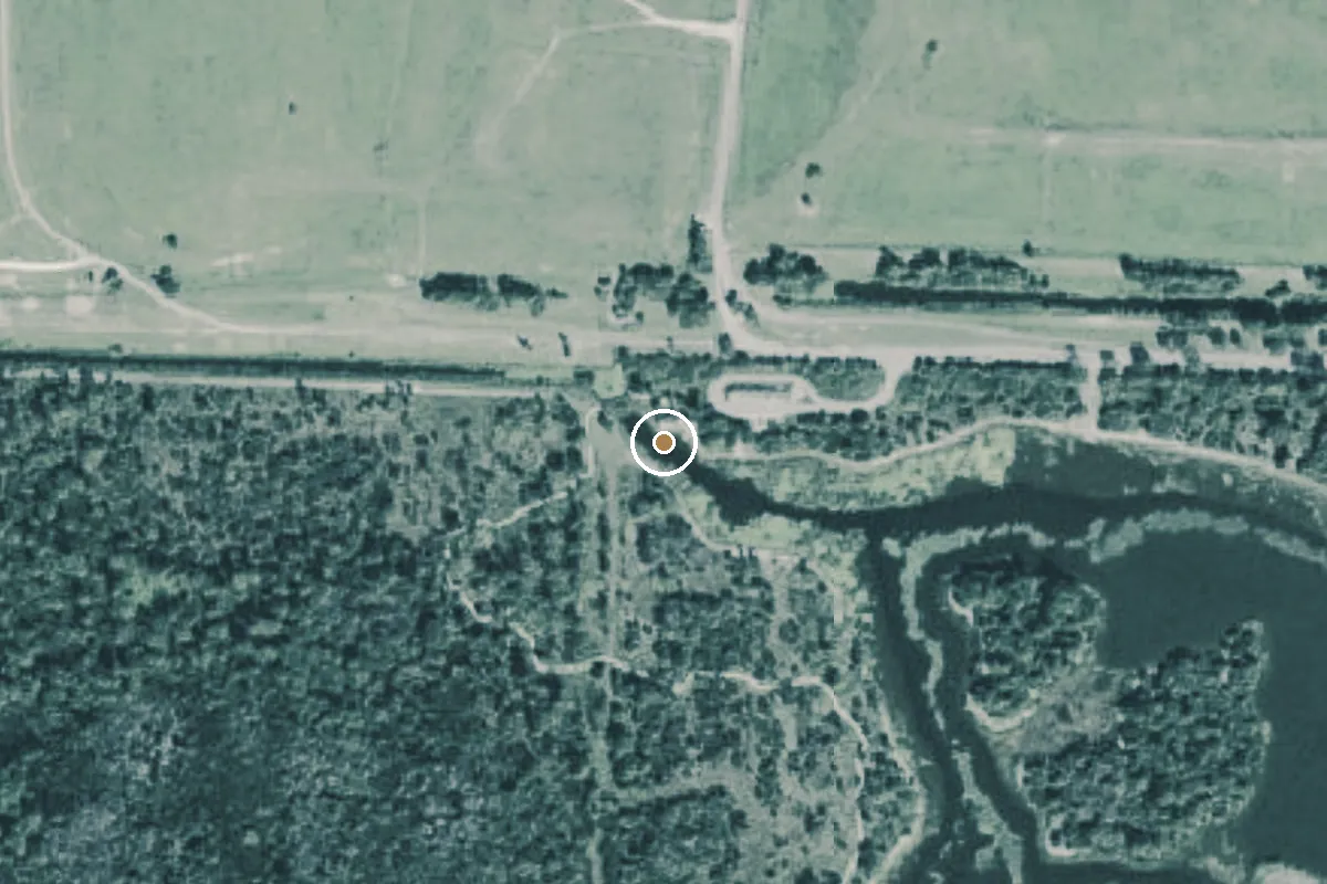 Aerial view of Winding Waters Natural Area - Paddlecraft Launch Dock