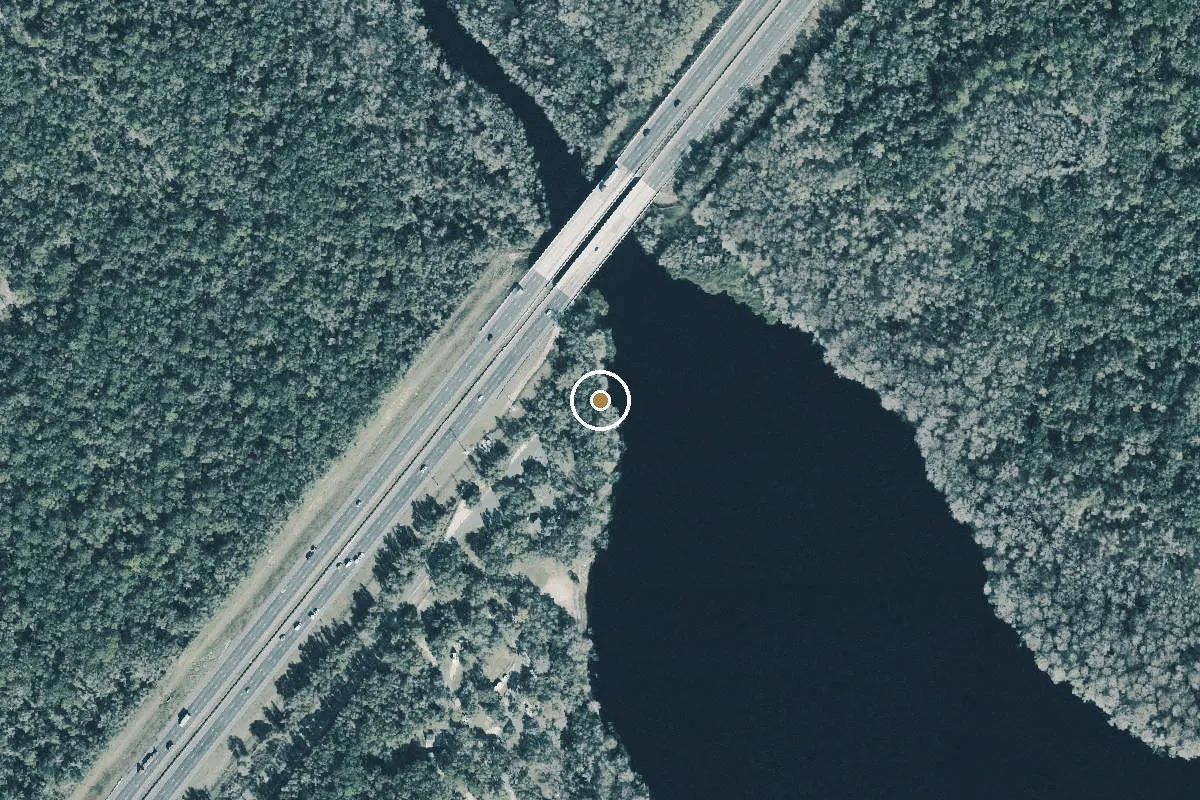 Aerial view of Withlacoochee State Forest - Silver Lake Day Use Area
