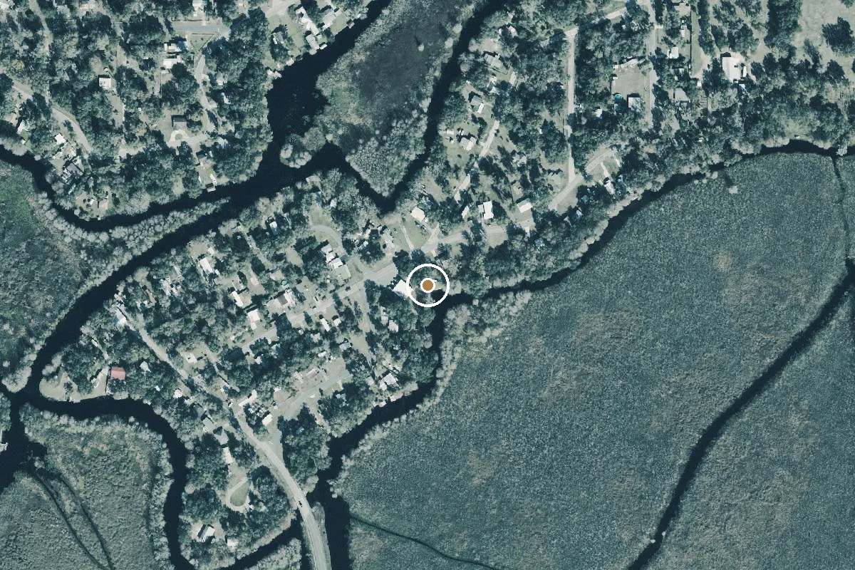 Aerial view of Withlapopka Isles Public Boat Ramp