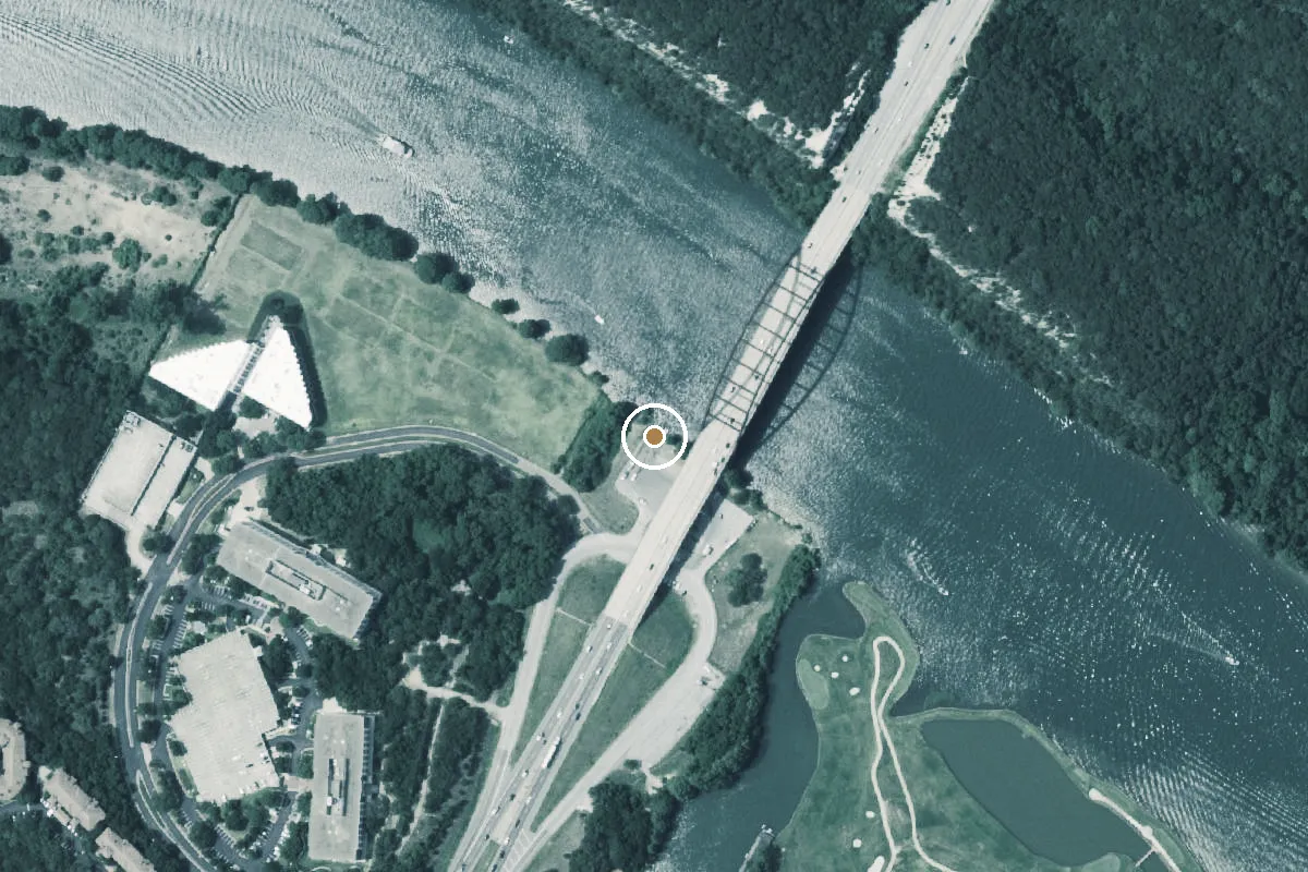 Aerial view of 360 Bridge Boat Landing