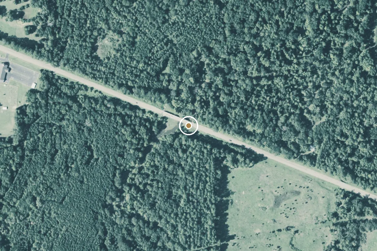 Aerial view of 8 Mile Creek Boat Ramp