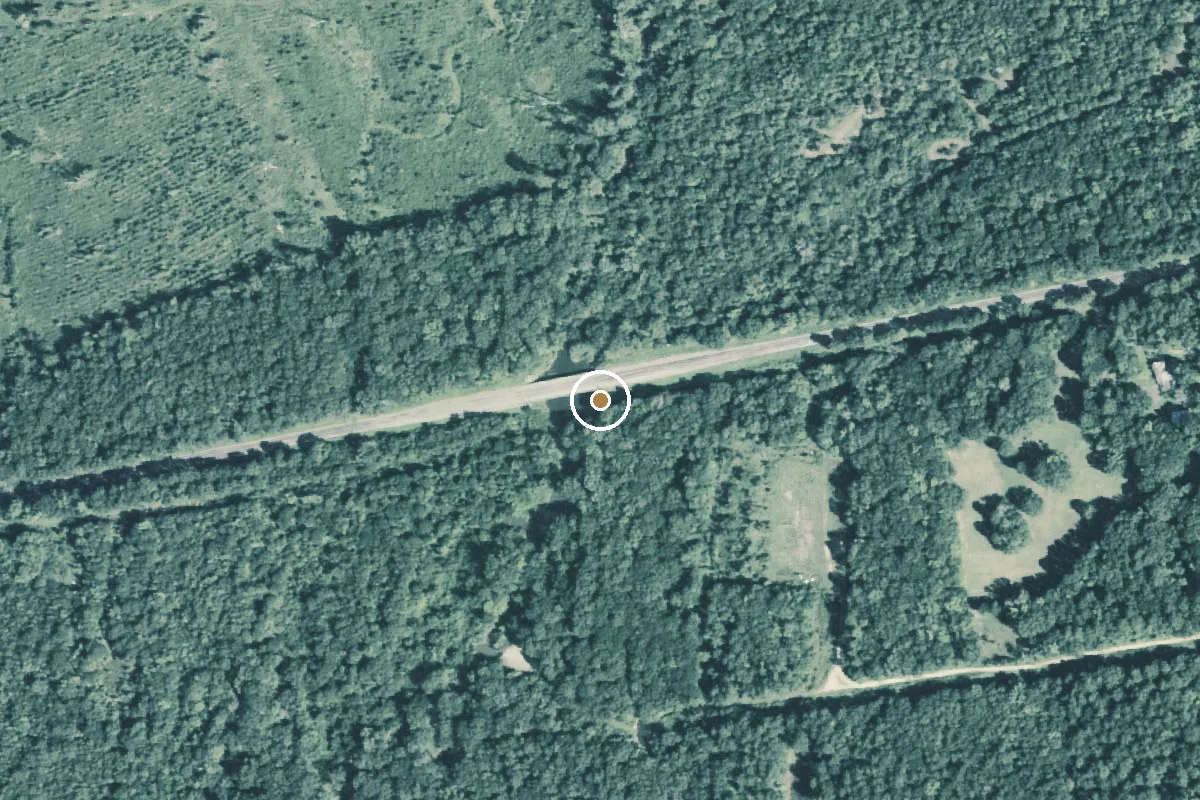 Aerial view of 8 Mile Creek Boat Ramp