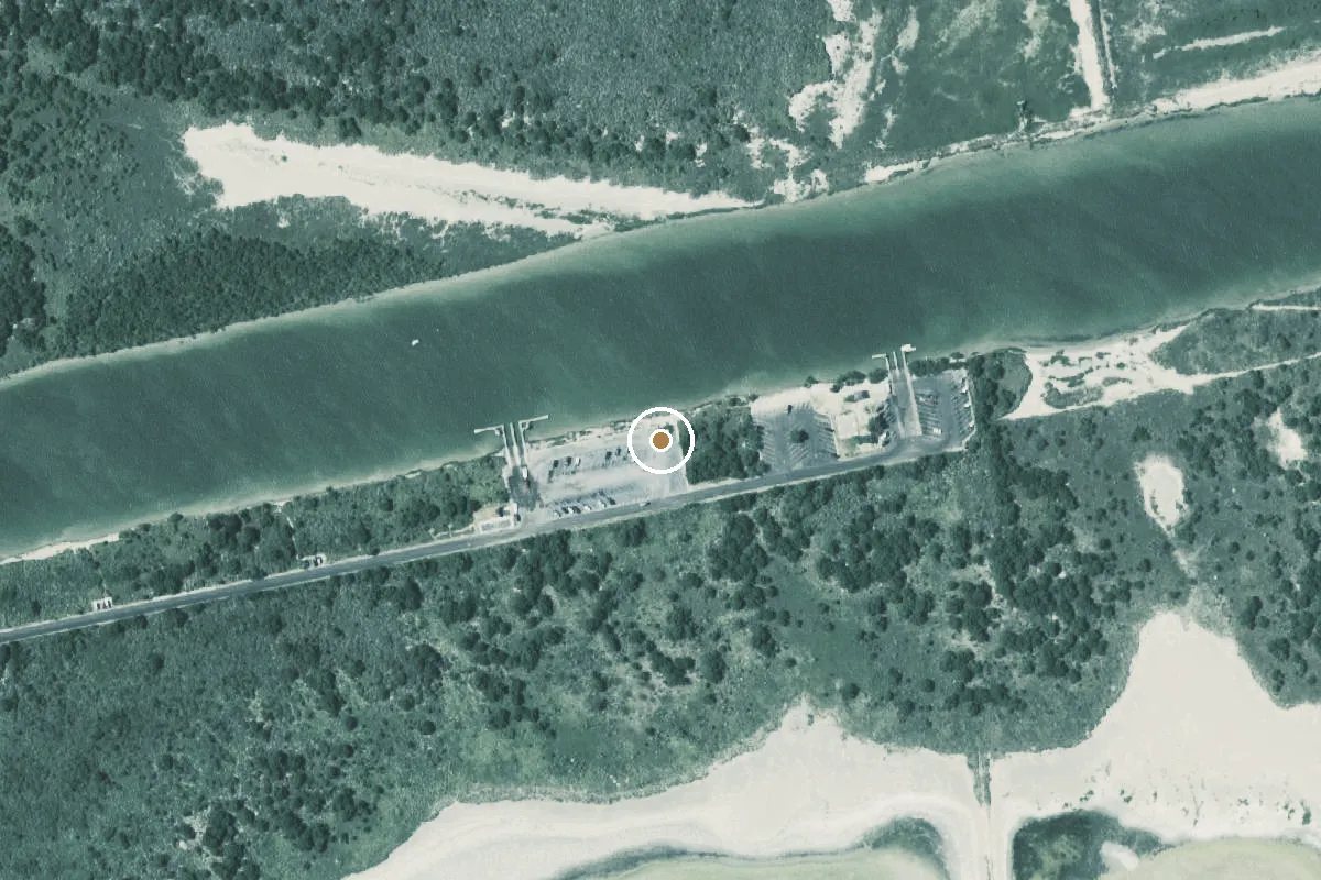 Aerial view of Adolph Thomae Jr. County Park Boat Ramp