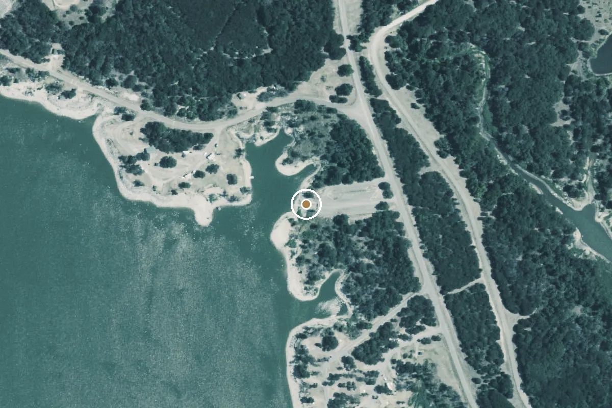Aerial view of Airport Park Boat Ramp