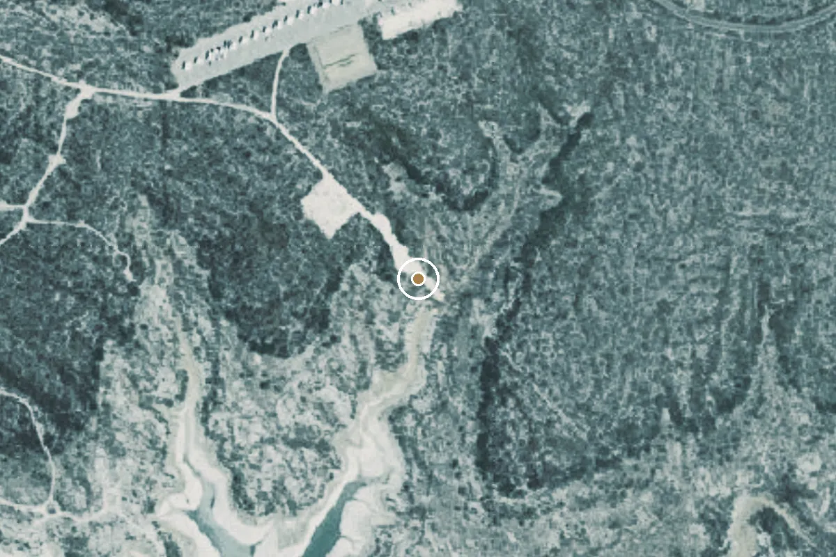Aerial view of Amistad National Recreation Area Boat Ramp