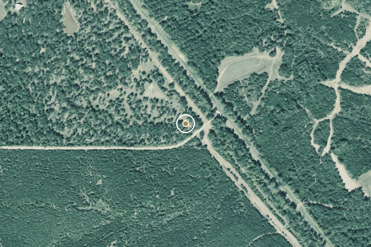 Aerial view of Angelina River Boat Ramp