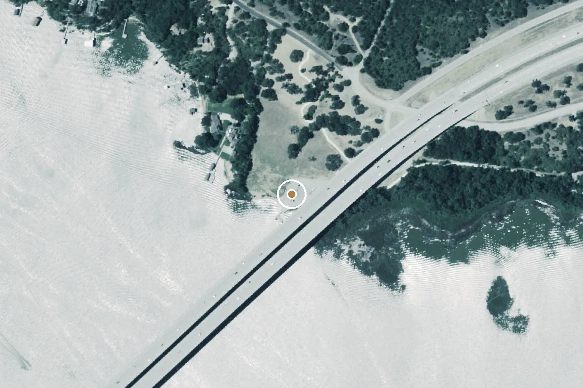 Aerial view of Arrow S. Park Boat Ramp