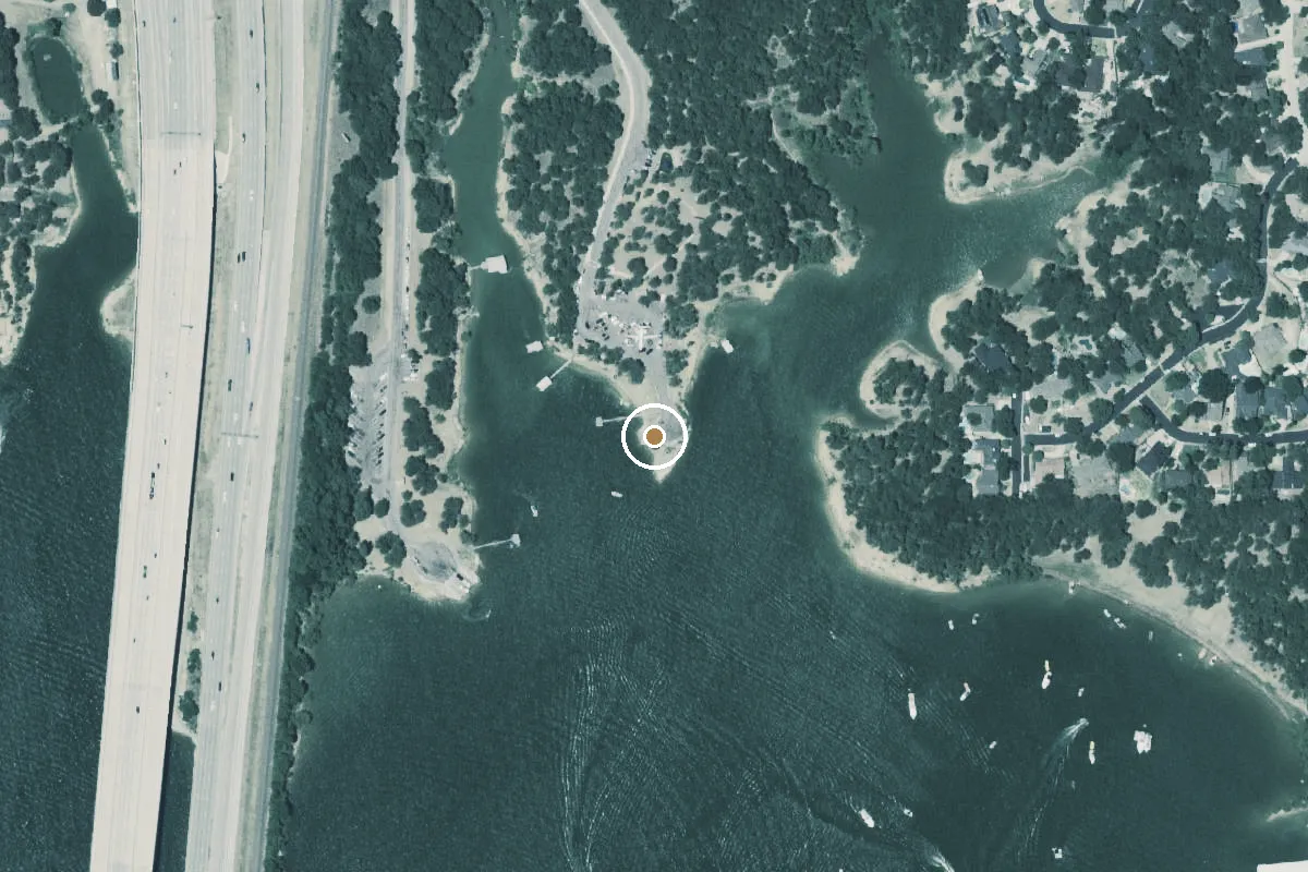 Aerial view of Arrowhead Park Slipway No. 2