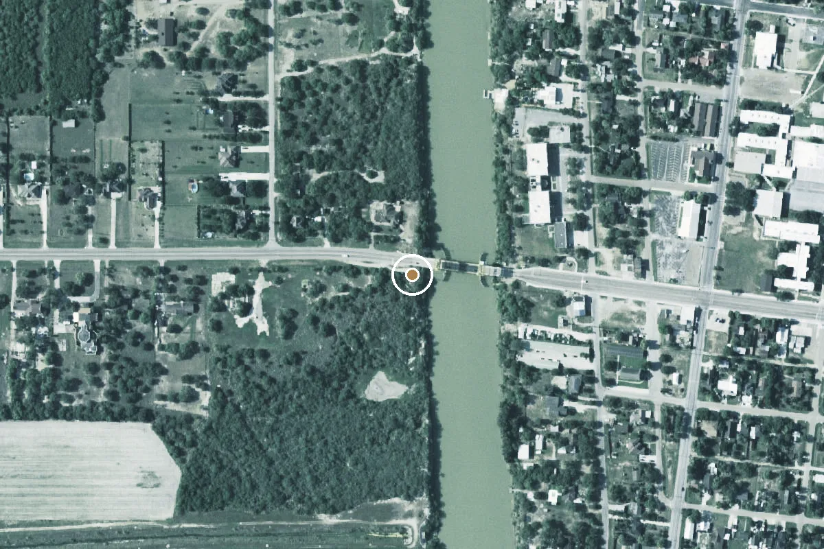 Aerial view of Arroyo Colorado Boat Ramp