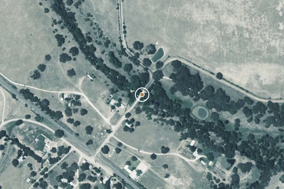 Aerial view of Atascosa River Boat Ramp