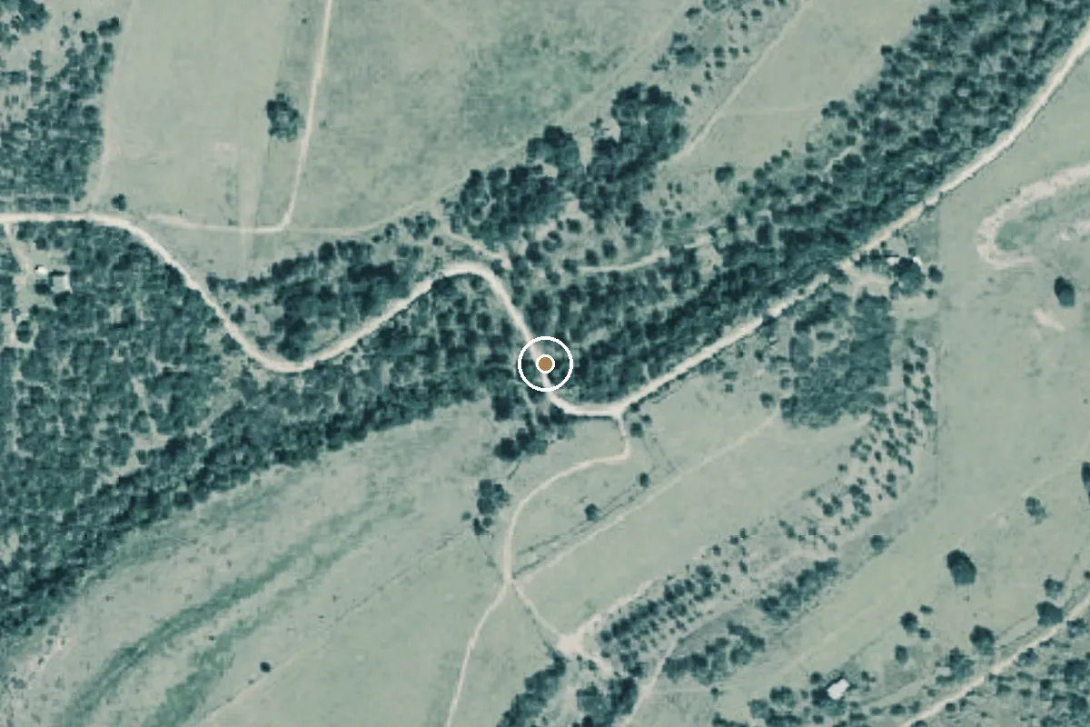 Aerial view of Atascosa River Boat Ramp