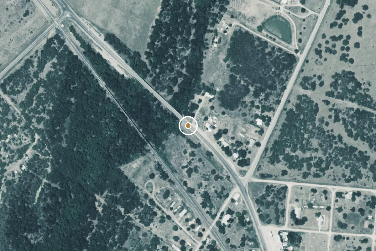 Aerial view of Atascosa River Boat Ramp