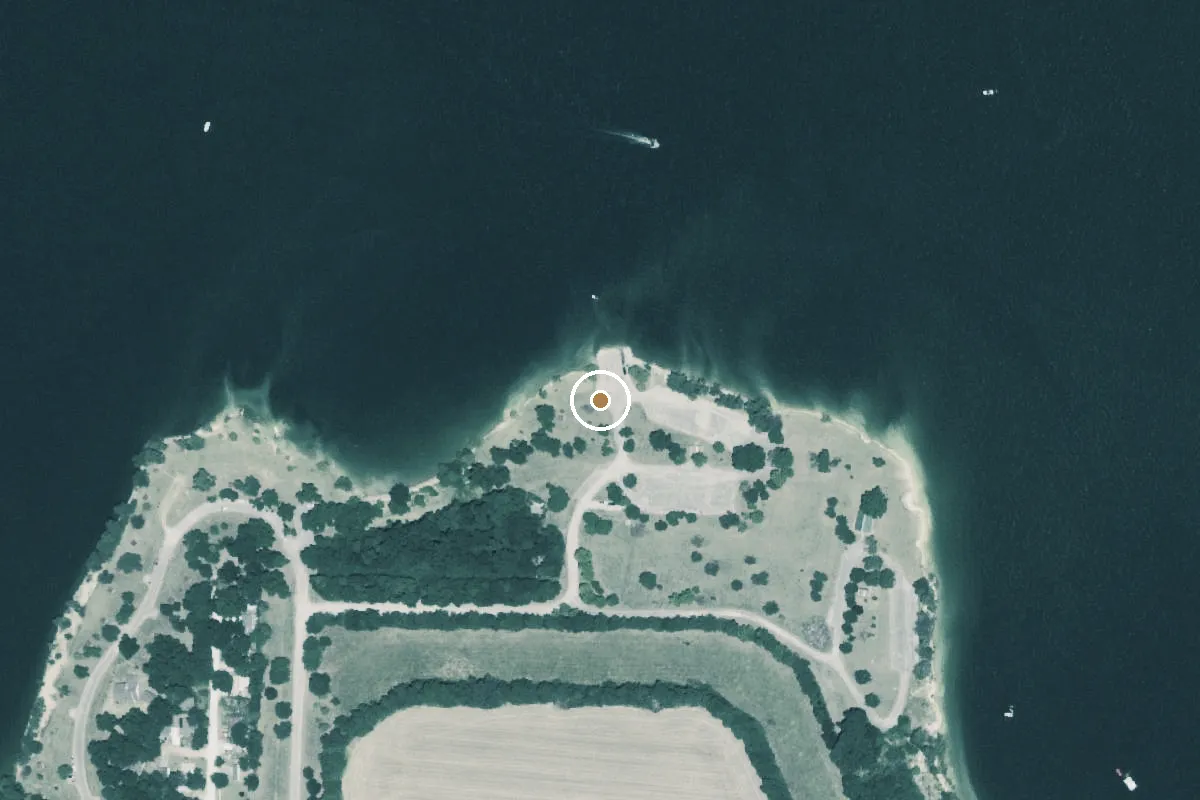 Aerial view of Avalon Park Boat Ramp