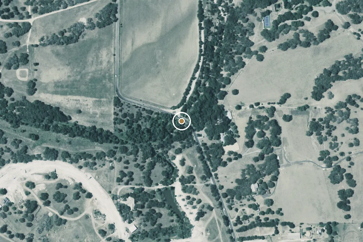 Aerial view of Balcones Creek Boat Ramp