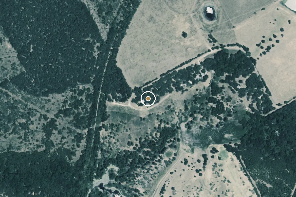 Aerial view of Battle Lake Boat Ramp