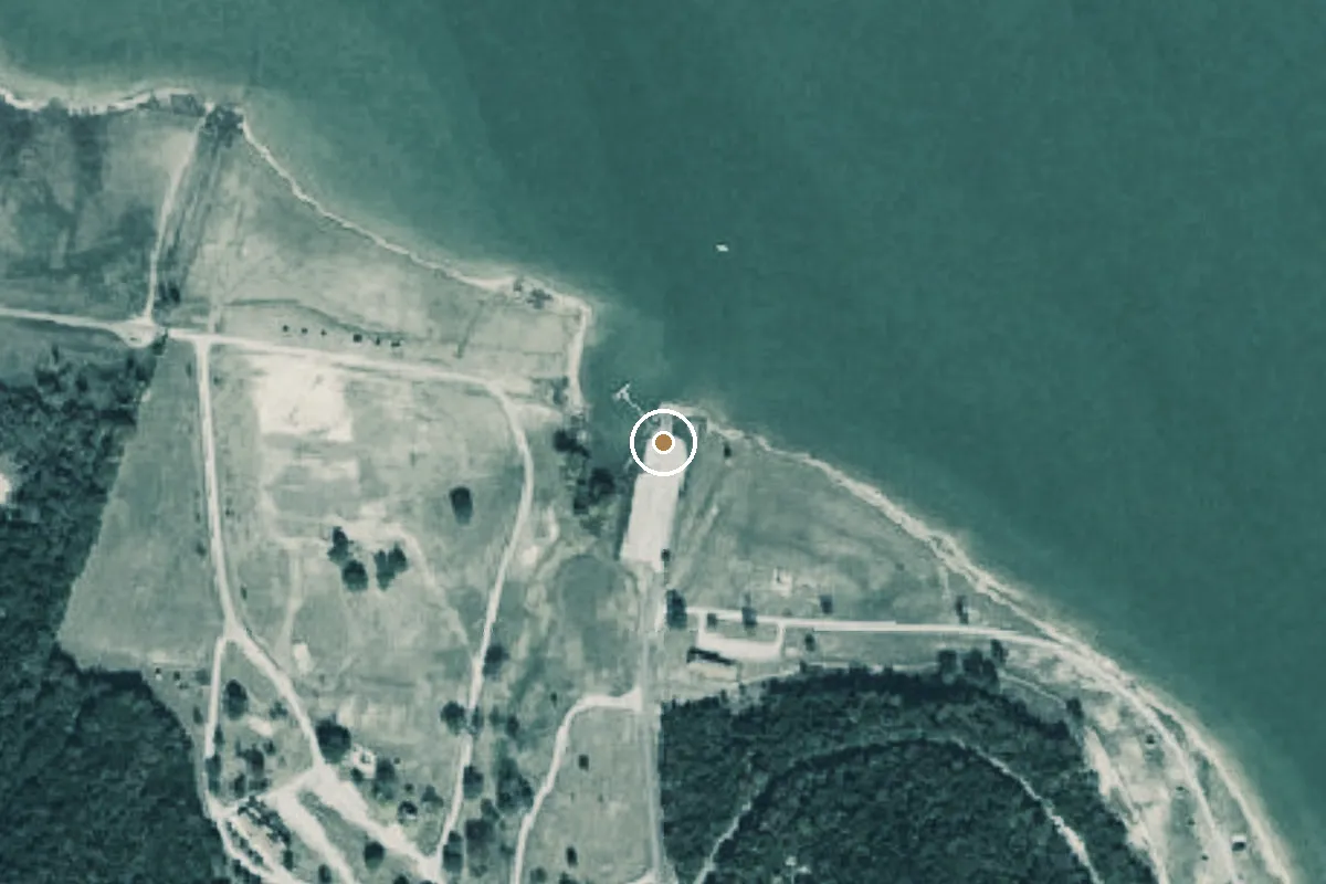 Aerial view of Belton Lake Outdoor Recreation Area Boat Ramp