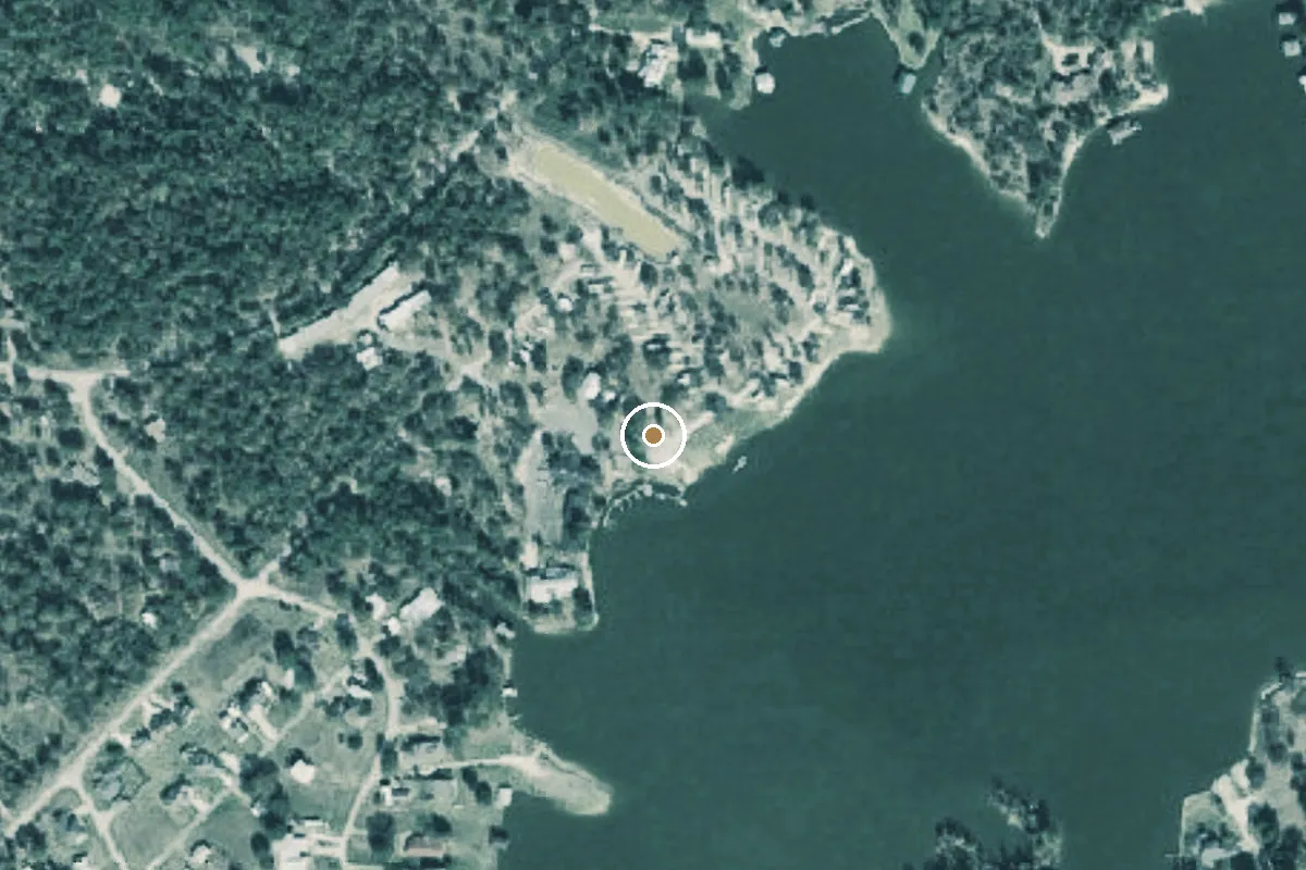 Aerial view of Bethy Creek Boat Ramp