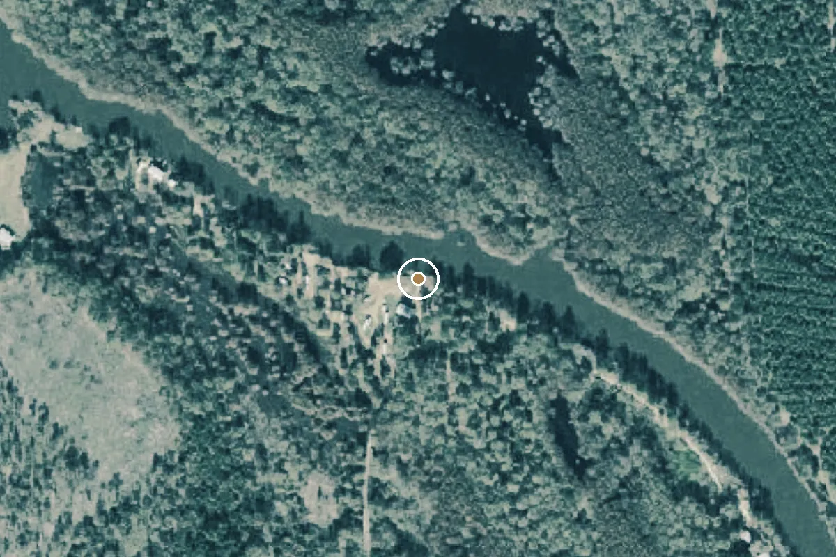 Aerial view of Big Cypress Creek Boat Ramp