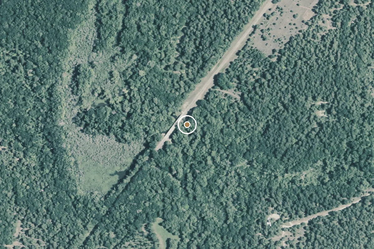 Aerial view of Big Sandy Creek Boat Ramp
