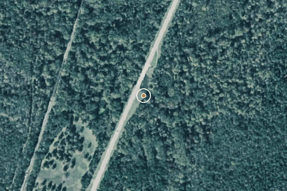 Aerial view of Black Cypress Bayou Boat Ramp