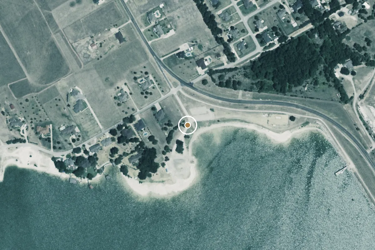 Aerial view of Boat Dock Park Boat Ramp