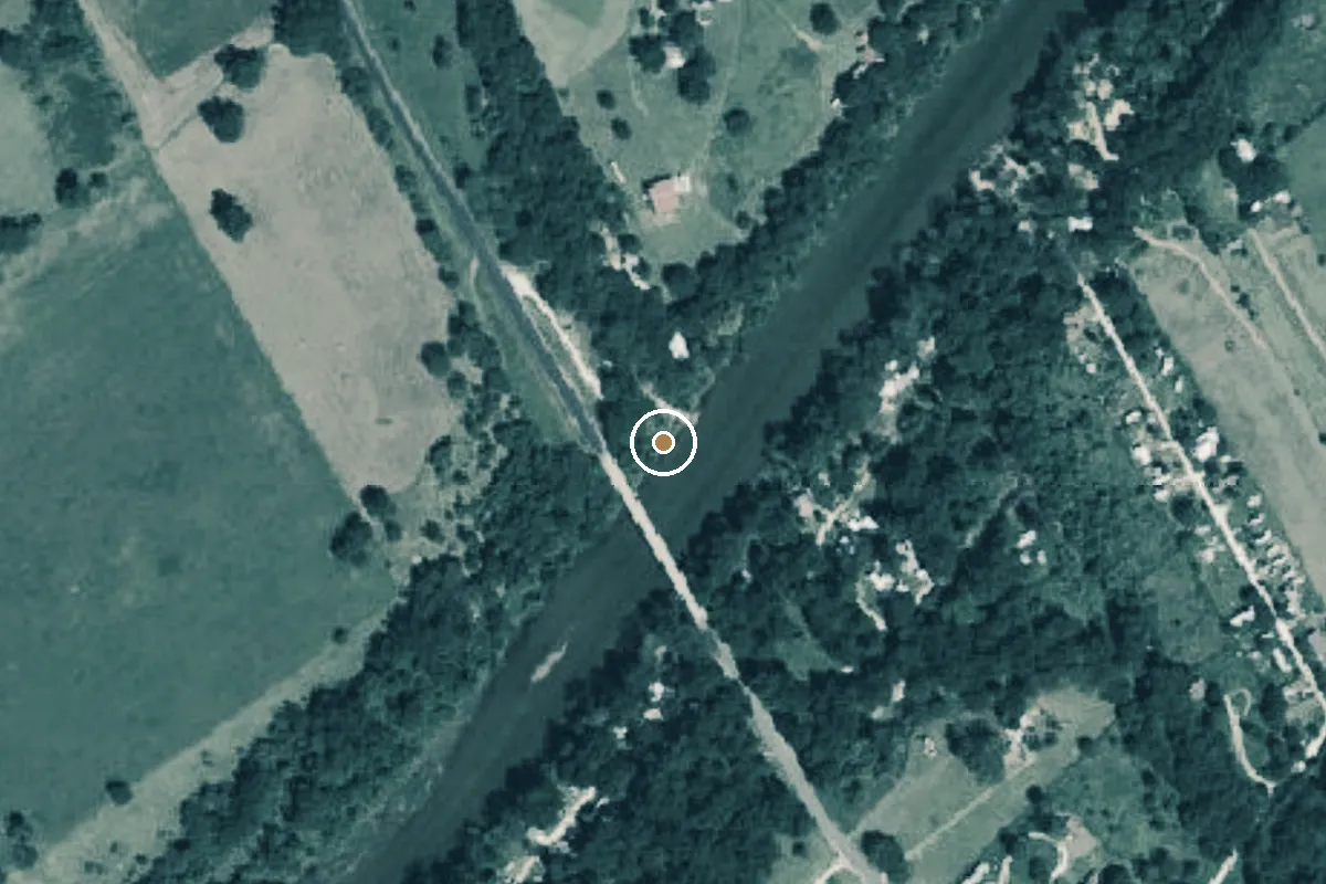 Aerial view of Brazos River Boat Ramp
