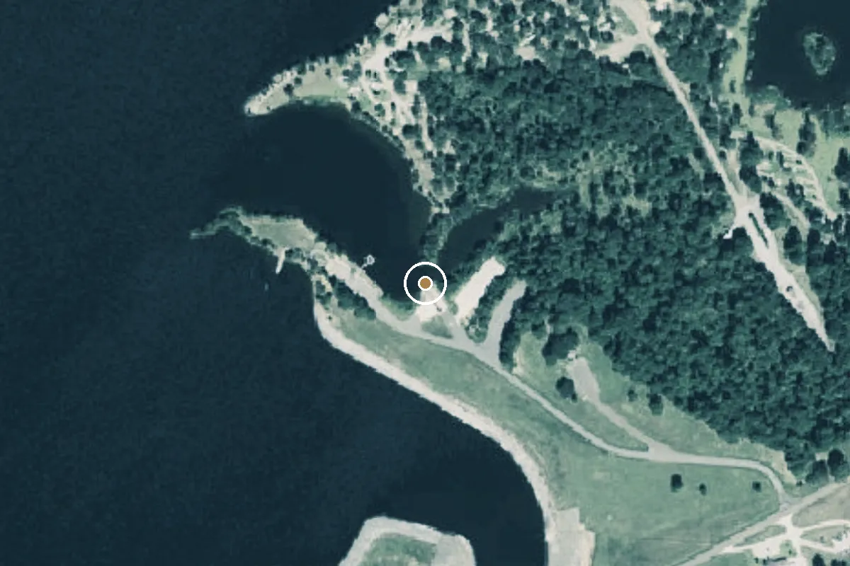 Aerial view of Buckhorn Creek Park Boat Ramp