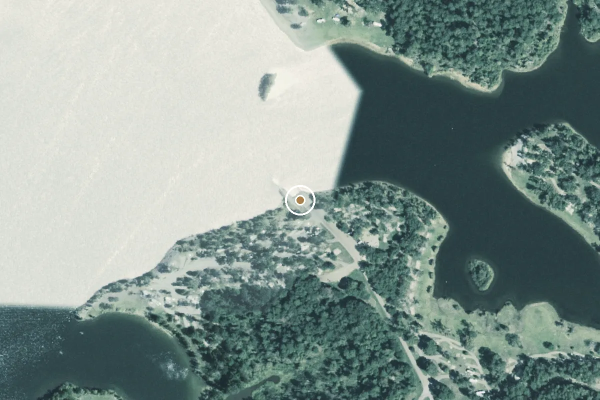 Aerial view of Buckhorn Creek Park Boat Ramp