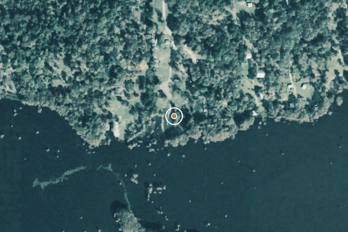 Aerial view of Caddo Lake Boat Ramp