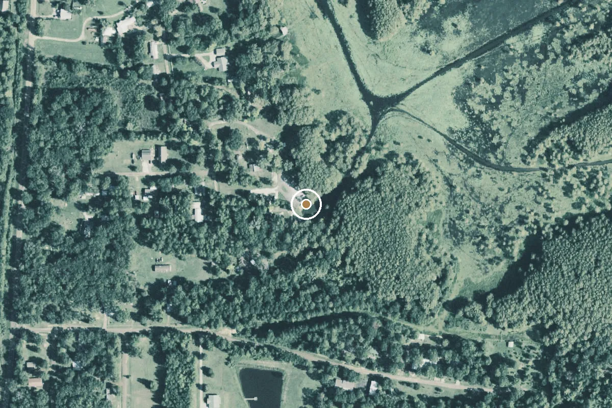 Aerial view of Caddo Lake Boat Ramp