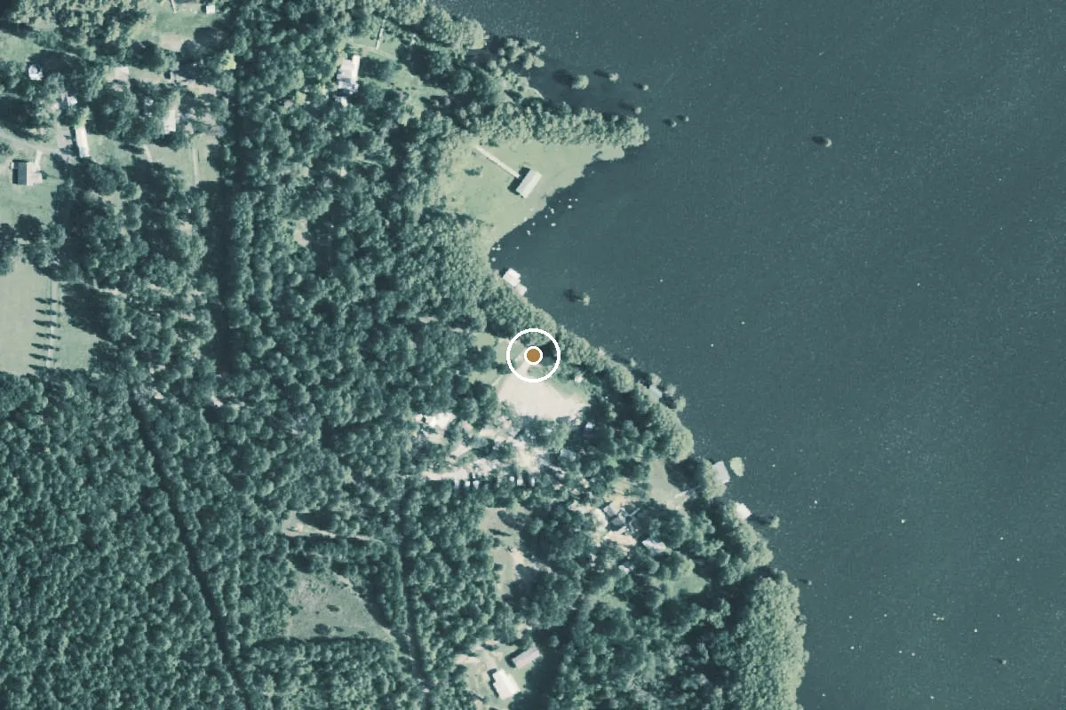 Aerial view of Caddo Lake Boat Ramp