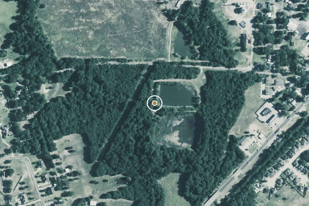 Aerial view of Caddo Mills City Lake Boat Ramp