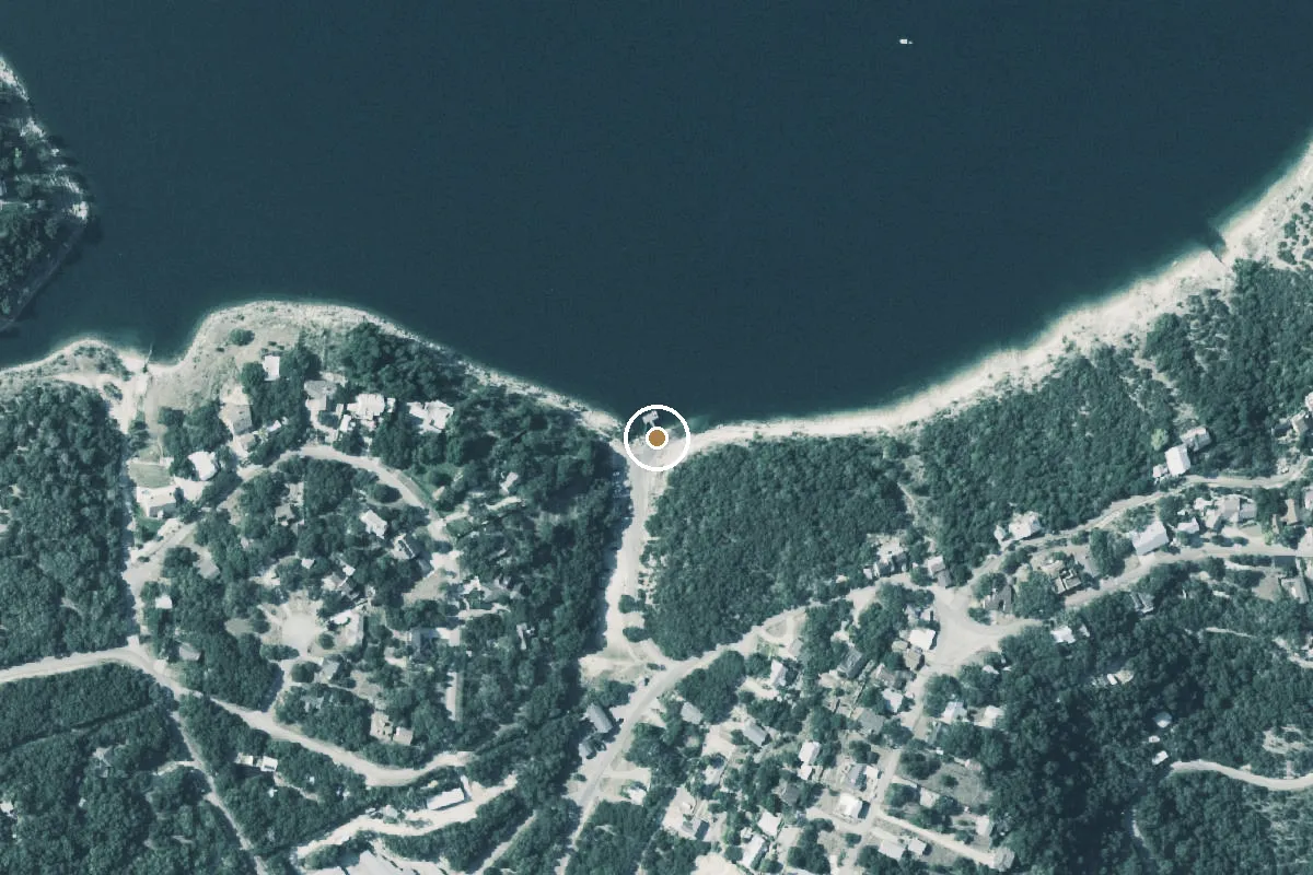 Aerial view of Canyon Lake Boat Ramp