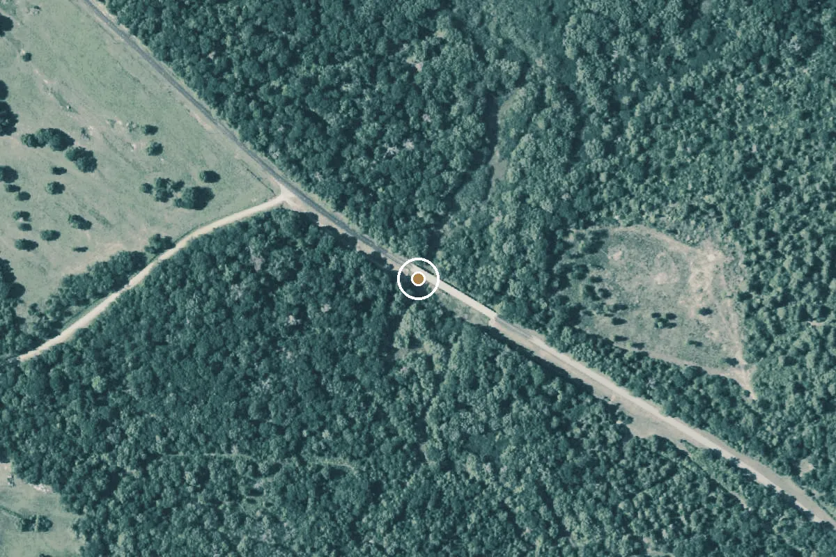 Aerial view of Catfish Creek Boat Ramp