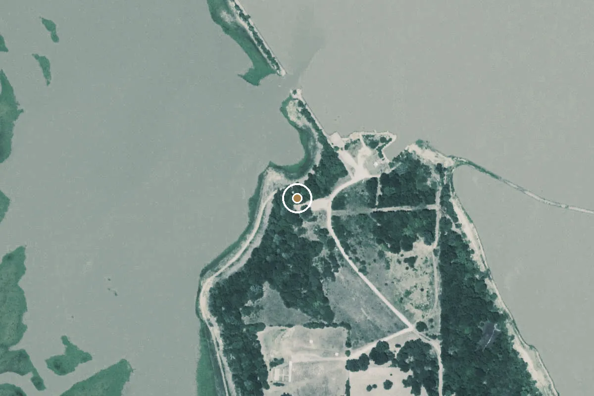 Aerial view of Century Lake Boat Ramp