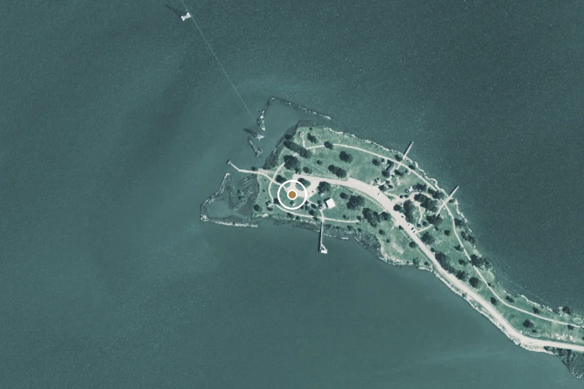 Aerial view of Children’s Nature Discovery Area Boat Ramp