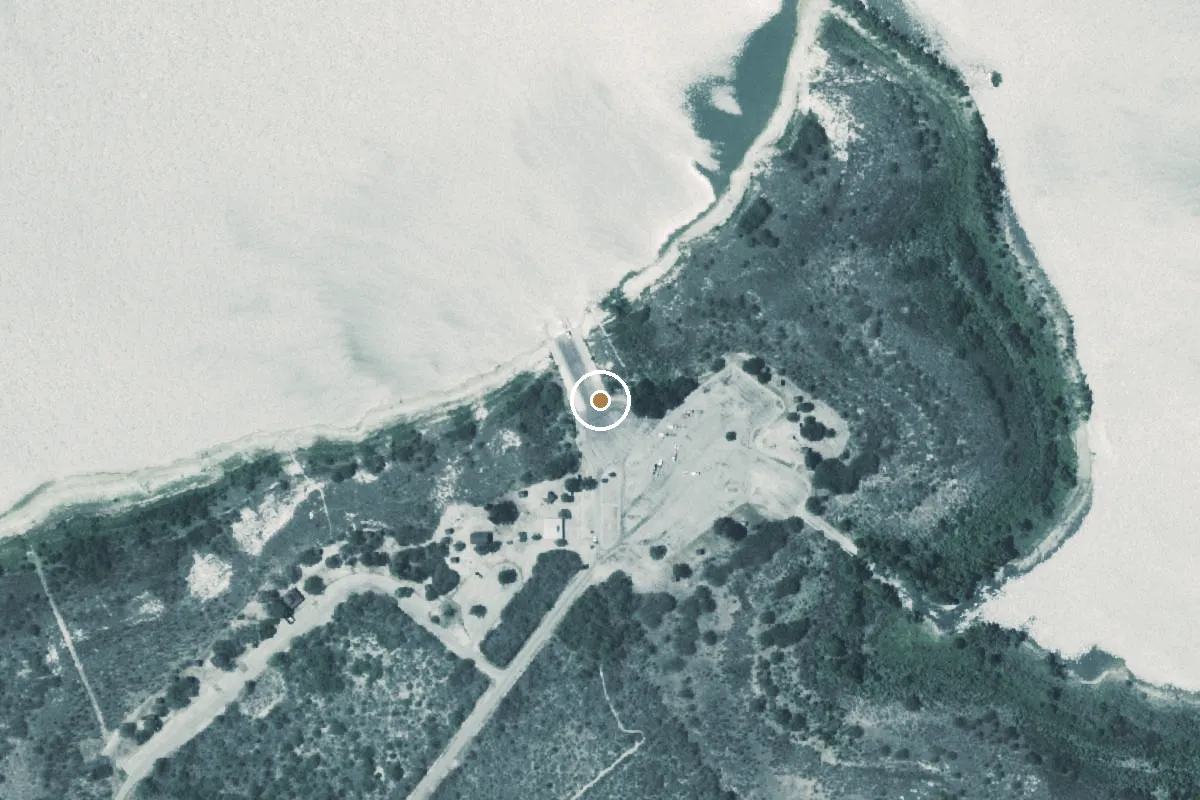 Aerial view of Choke Canyon State Park - South Shore Unit Boat Ramp