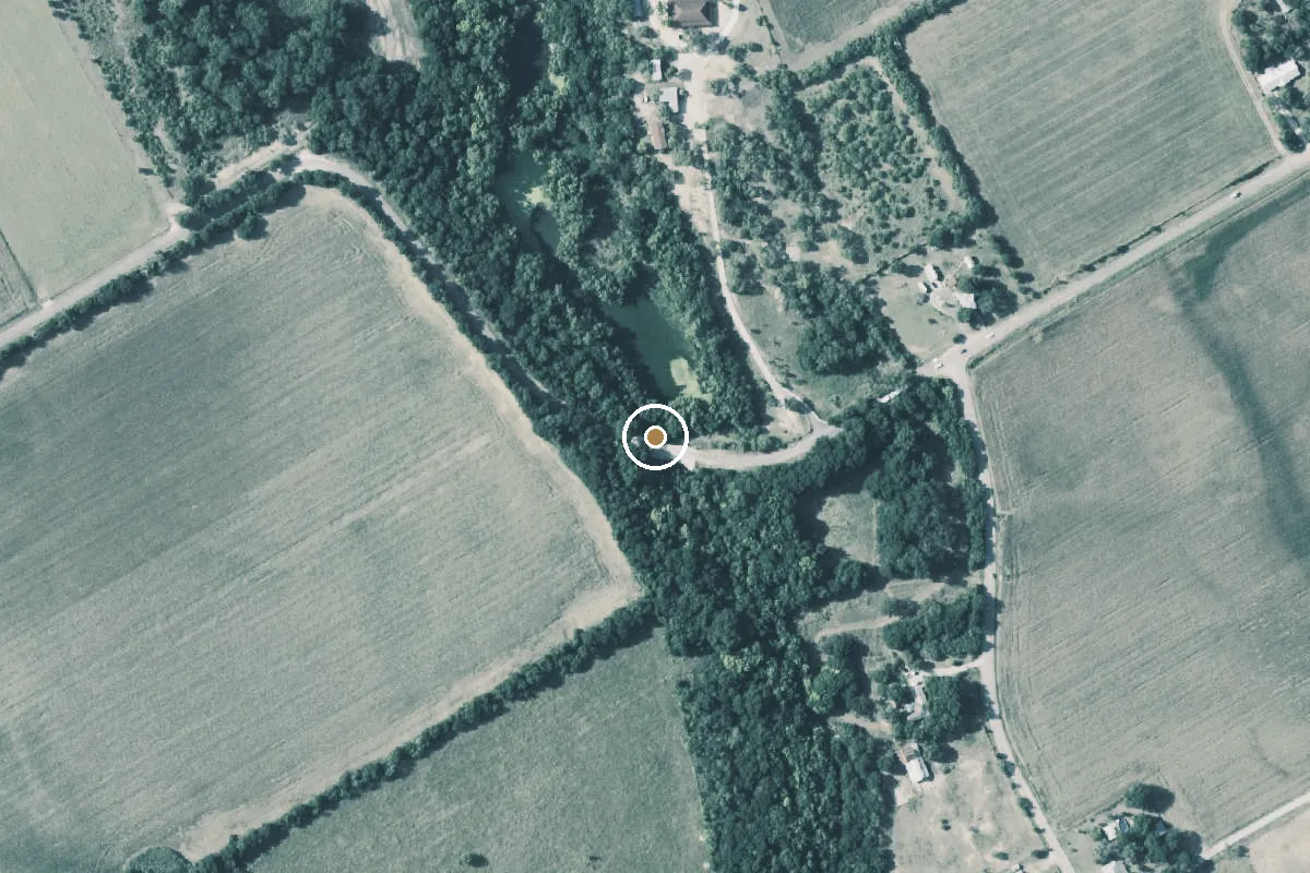 Aerial view of Cibelo Creek Boat Ramp