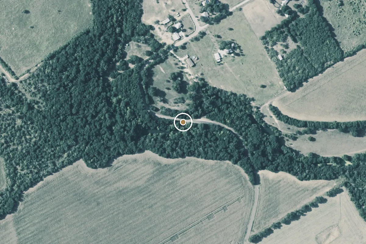 Aerial view of Cibelo Creek Boat Ramp