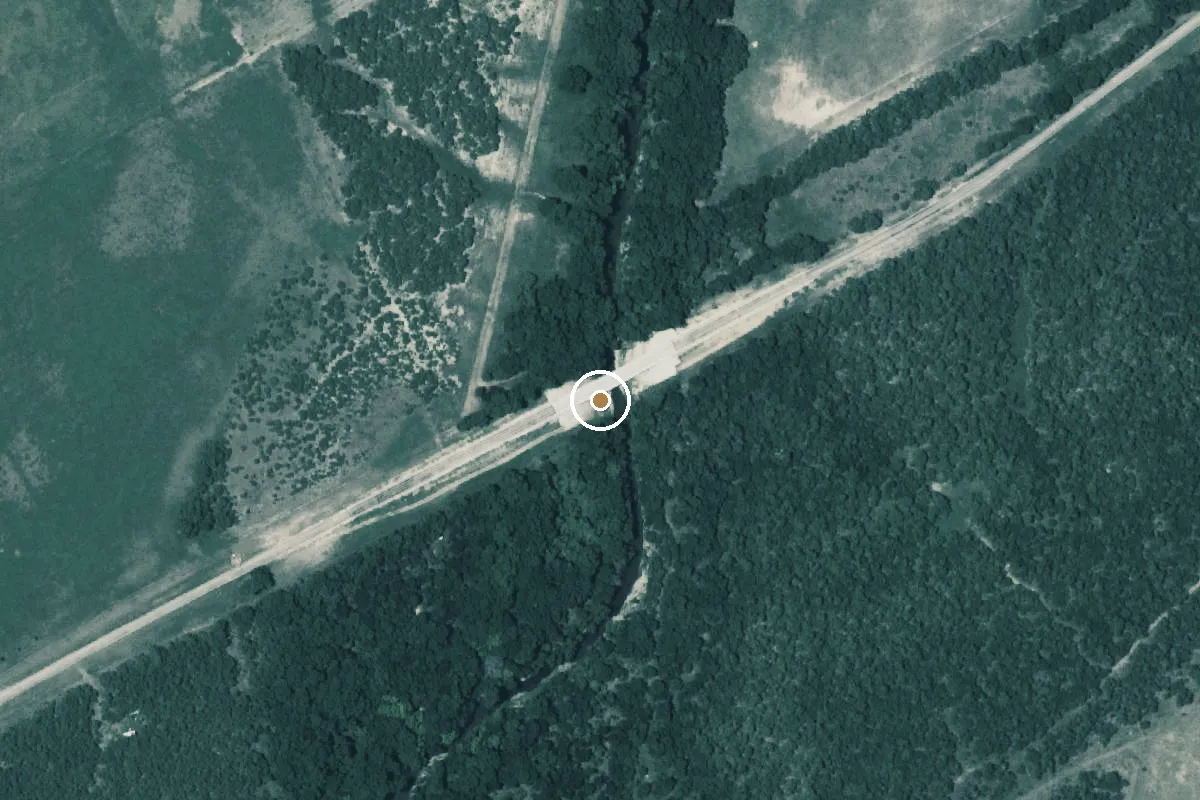 Aerial view of Cibolo Creek Boat Ramp