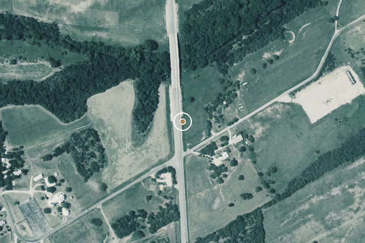 Aerial view of Cibolo Creek Boat Ramp
