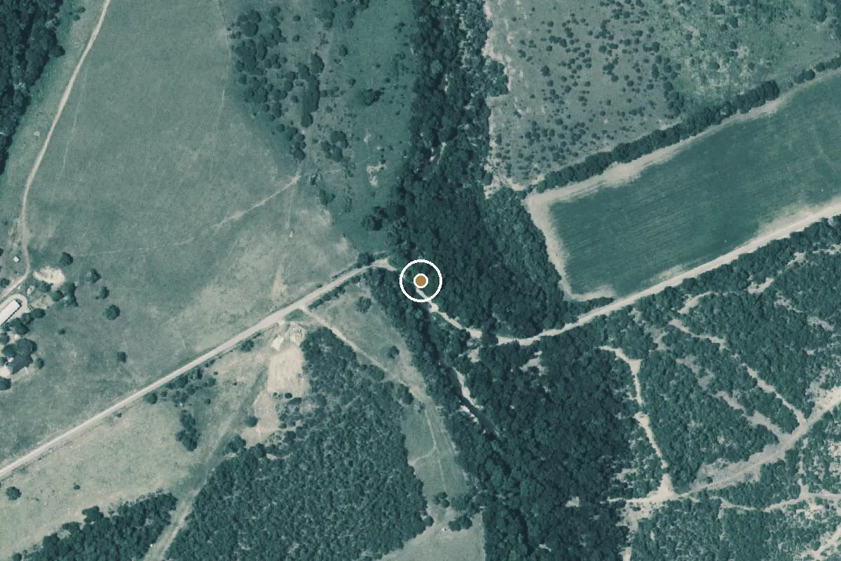 Aerial view of Cibolo Creek Boat Ramp