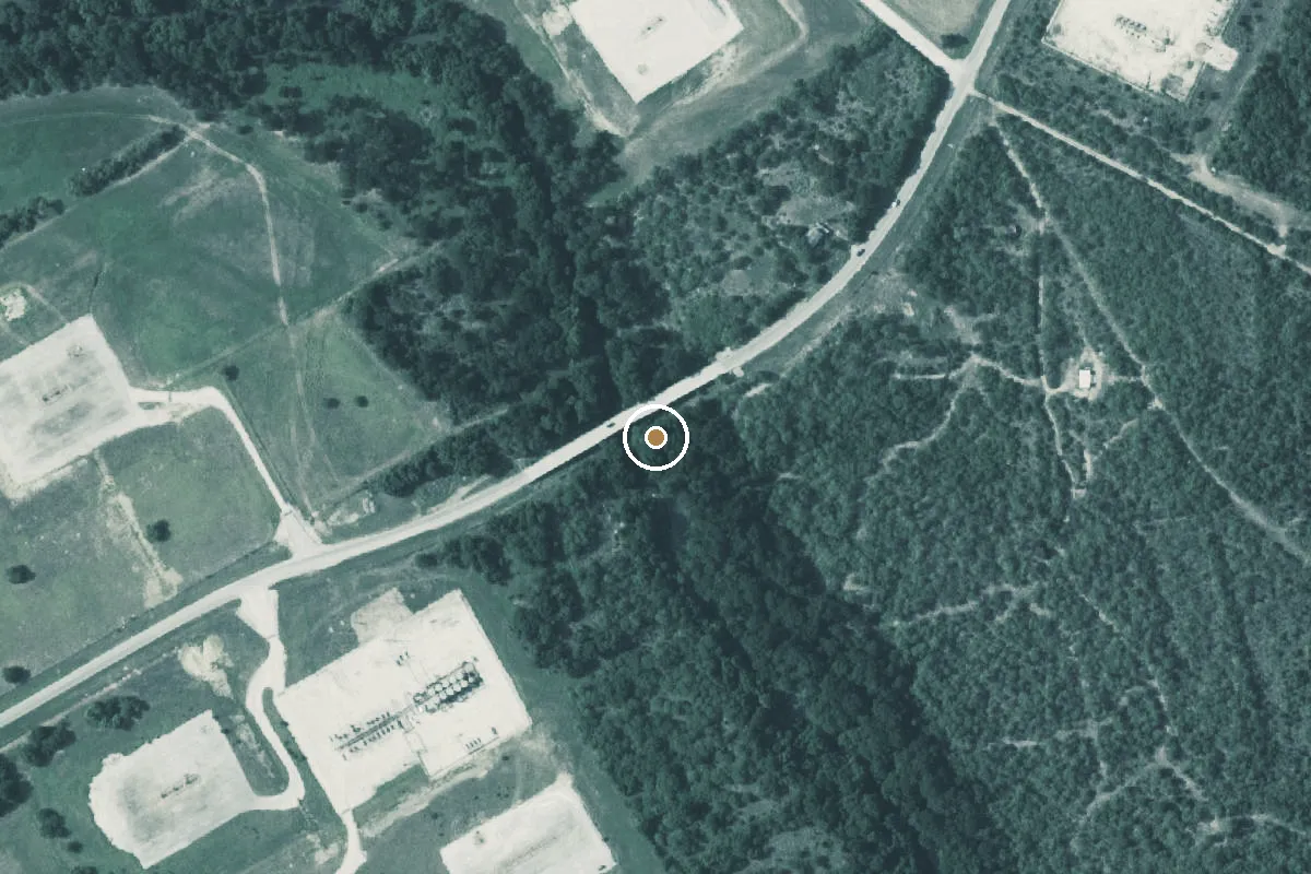 Aerial view of Cibolo Creek Boat Ramp