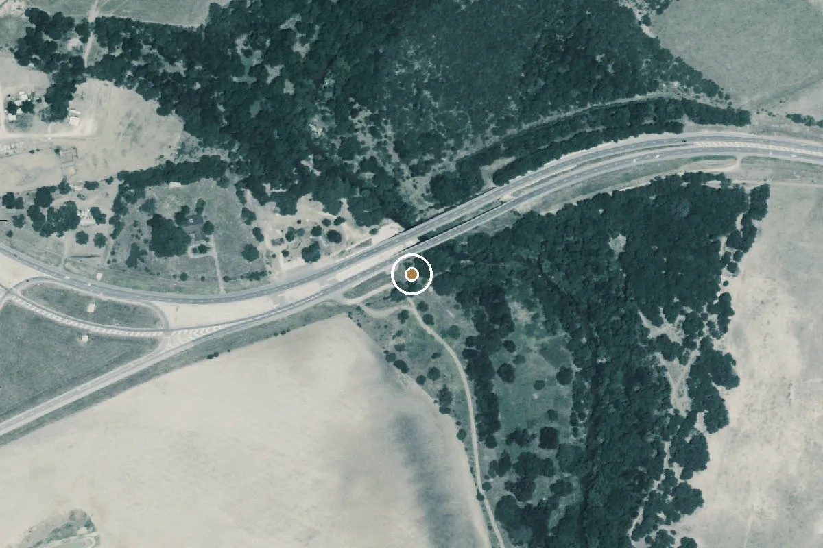 Aerial view of Cibolo Creek Boat Ramp