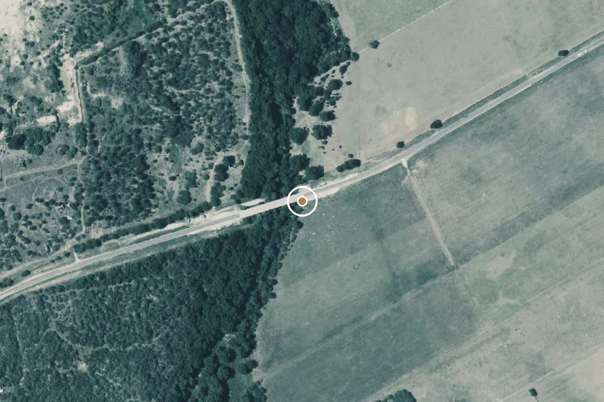 Aerial view of Cibolo Creek Boat Ramp